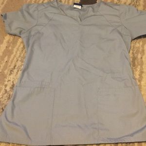 Gray Cherokee Scrub Top Size Small